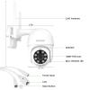 TELECAMERA SMART WIFI ACESEE AC04 FHD - 370°Pan/90° TILT REMOTE CONTROL VIA FREE APP - REGISTRAZIONE VIDEO SU MICRO SDHC FINO A 128 GB - COLORAZIONE BIANCO